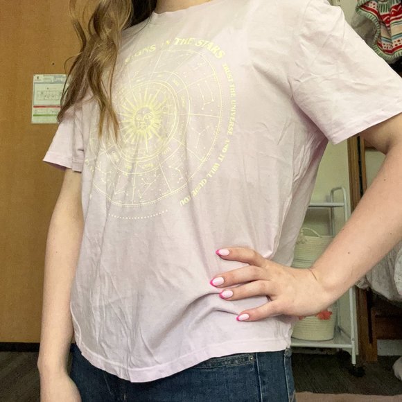 H&M Lavender Astrology Tee - Picture 2 of 6